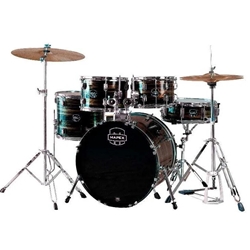 Mapex Comet CM5044FTCFJ Complete Drumset - Ebony Yellow Grain