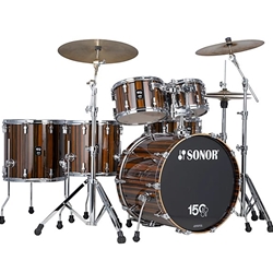 Sonor AQ2 150th Anniversary High-Gloss Ebony Veneer Shell Pack