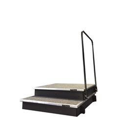 Melhart Modern Conductor Podium - Dual Stacking w Carpet