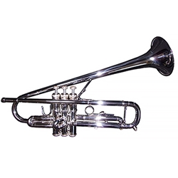Melhart MTR-1000 Tiltbell Silver Trumpet