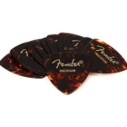 Fender Classic Celluloid Picks, 346 Shape - 12 Pack
